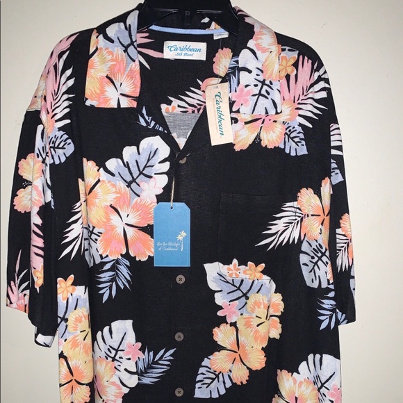 🌴🌴🌴MEN TROPICAL CASUAL SHIRT - Picture 1 of 2